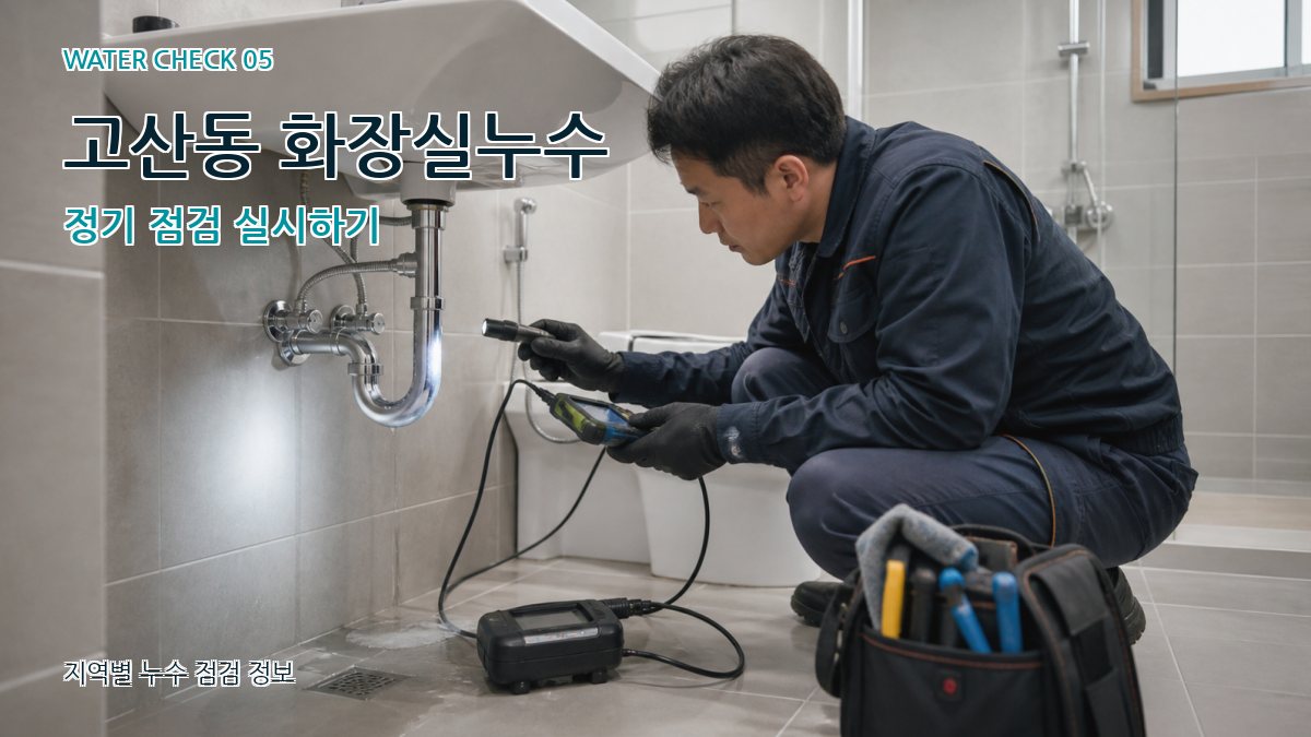 고산동 누수공사 누수탐지 이미지