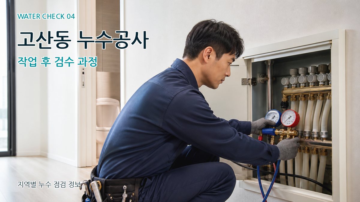고산동 누수탐지 누수탐지 이미지