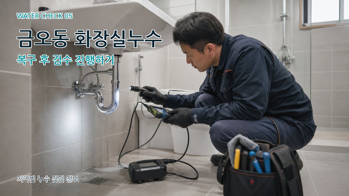 금오동 누수공사 누수탐지 이미지