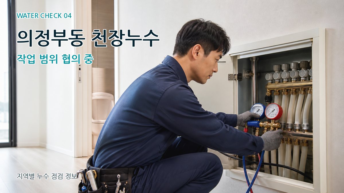 의정부동 누수탐지 누수탐지 이미지