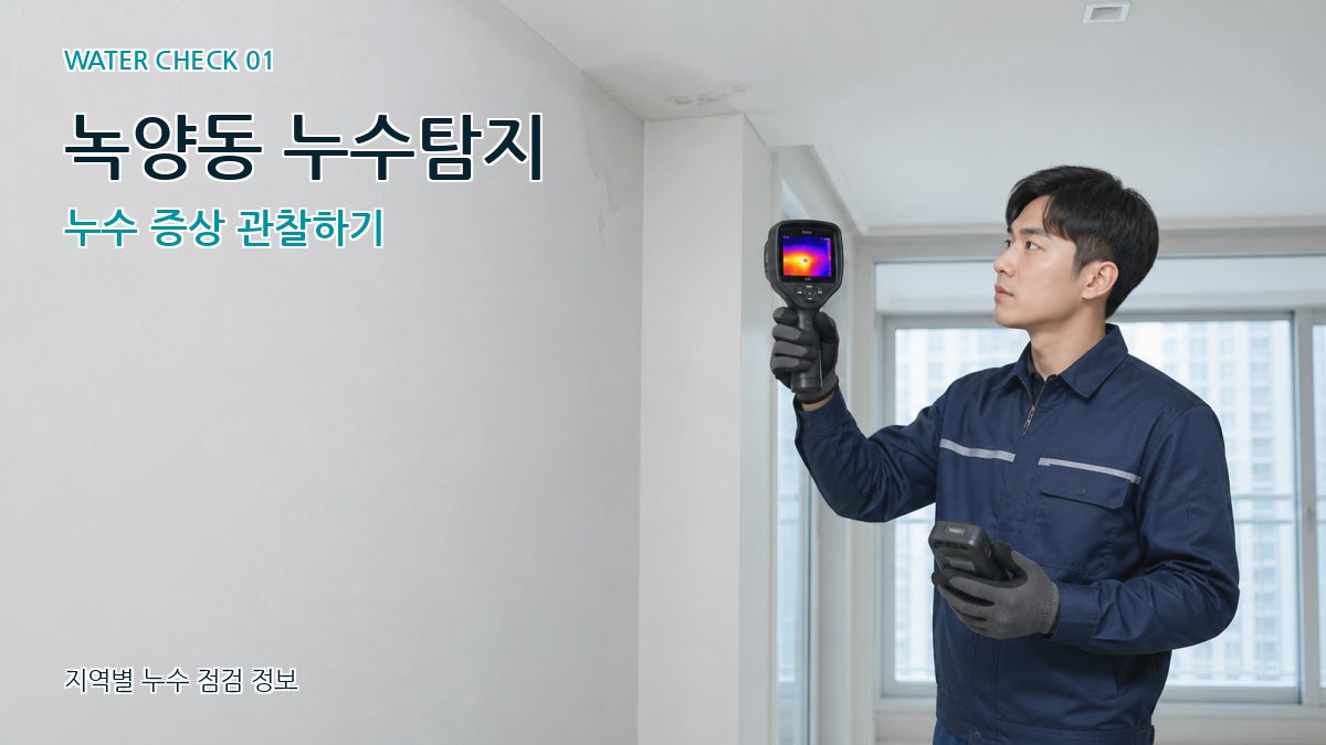 녹양동 아파트누수 누수탐지 이미지