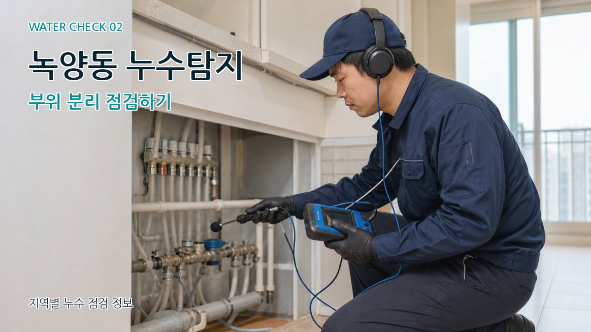녹양동 화장실누수 누수탐지 이미지