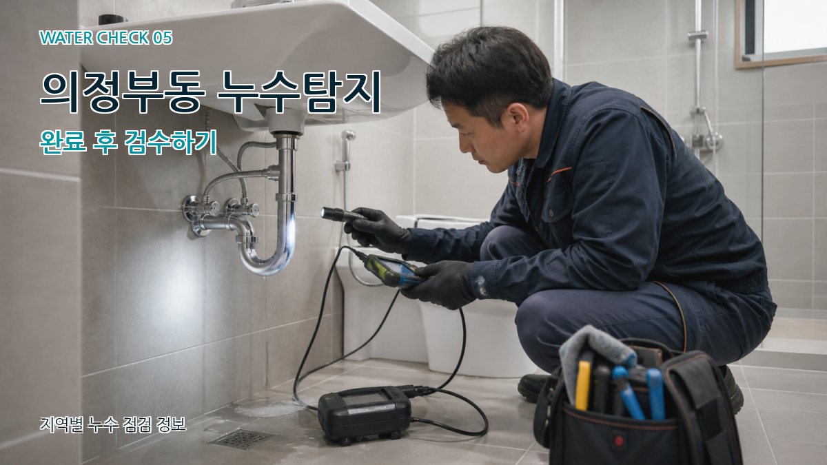 의정부동 누수공사 누수탐지 이미지