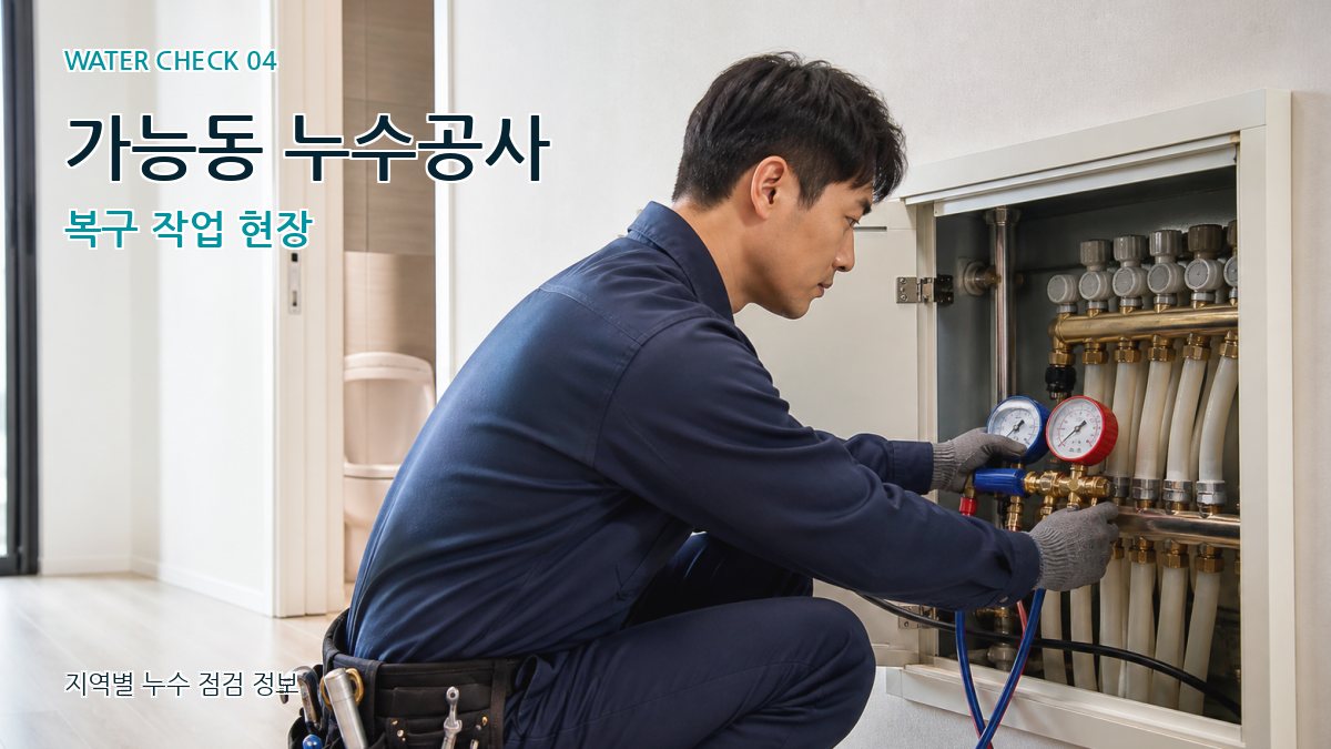가능동 누수탐지 누수탐지 이미지