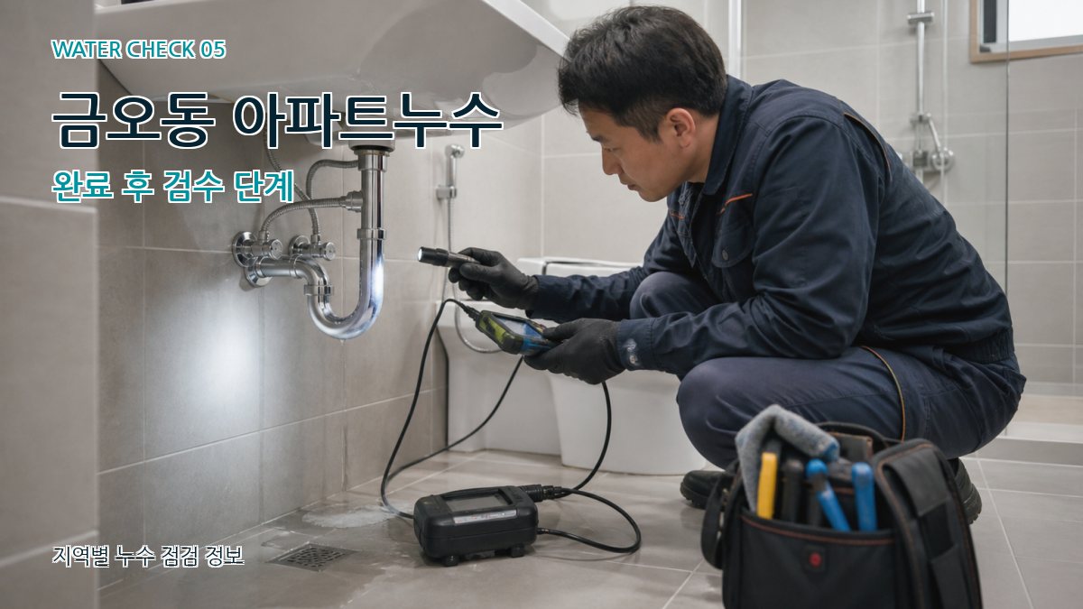금오동 누수공사 누수탐지 이미지
