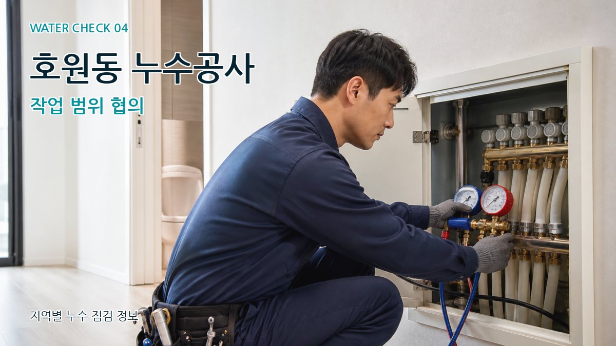 호원동 누수탐지 누수탐지 이미지