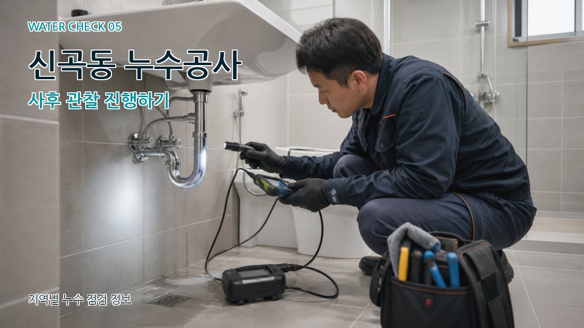 신곡동 누수공사 누수탐지 이미지