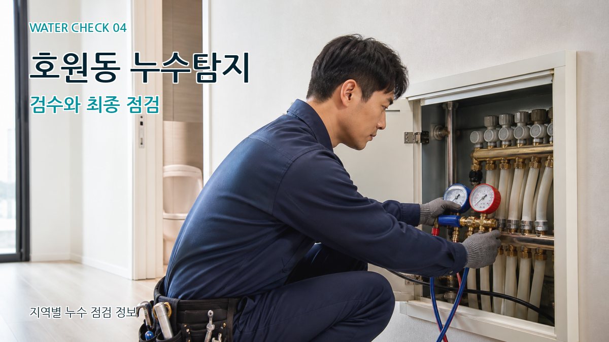 호원동 누수탐지 누수탐지 이미지