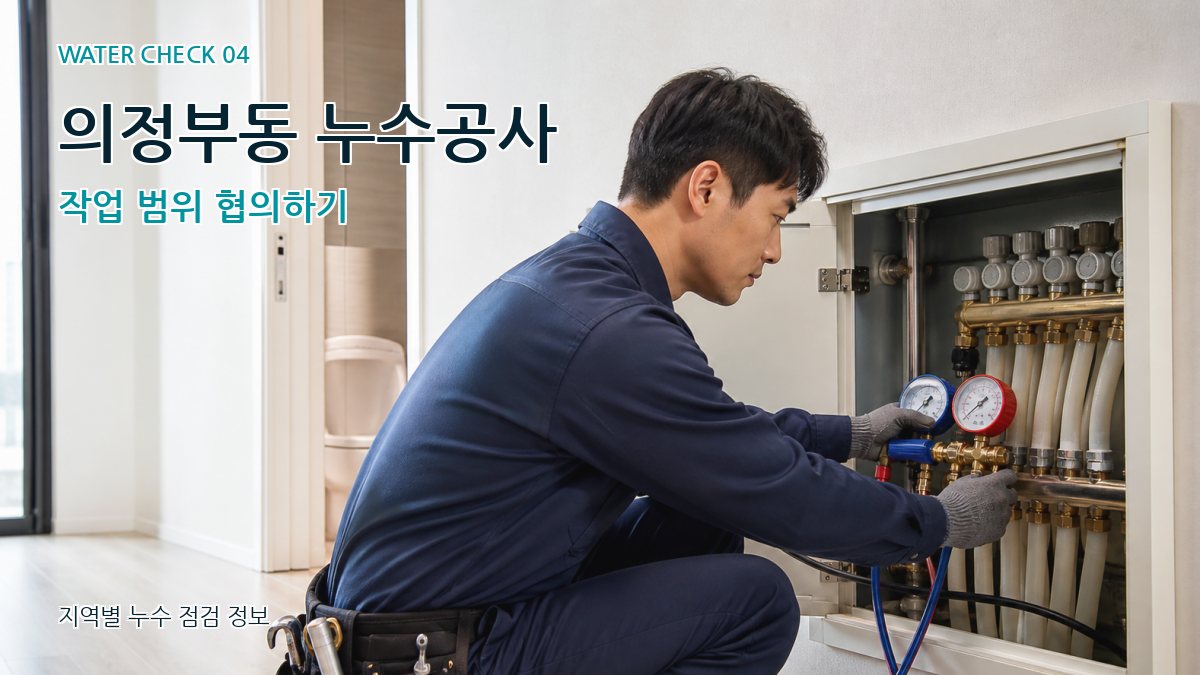 의정부동 누수탐지 누수탐지 이미지