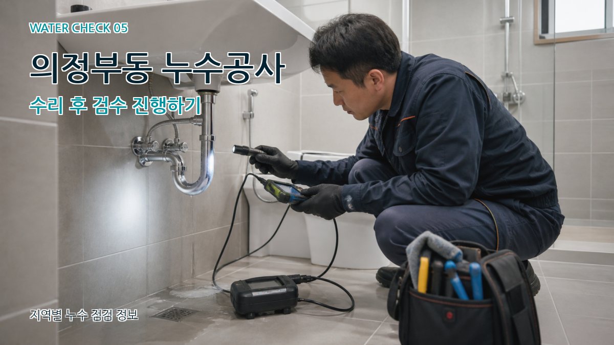의정부동 누수공사 누수탐지 이미지