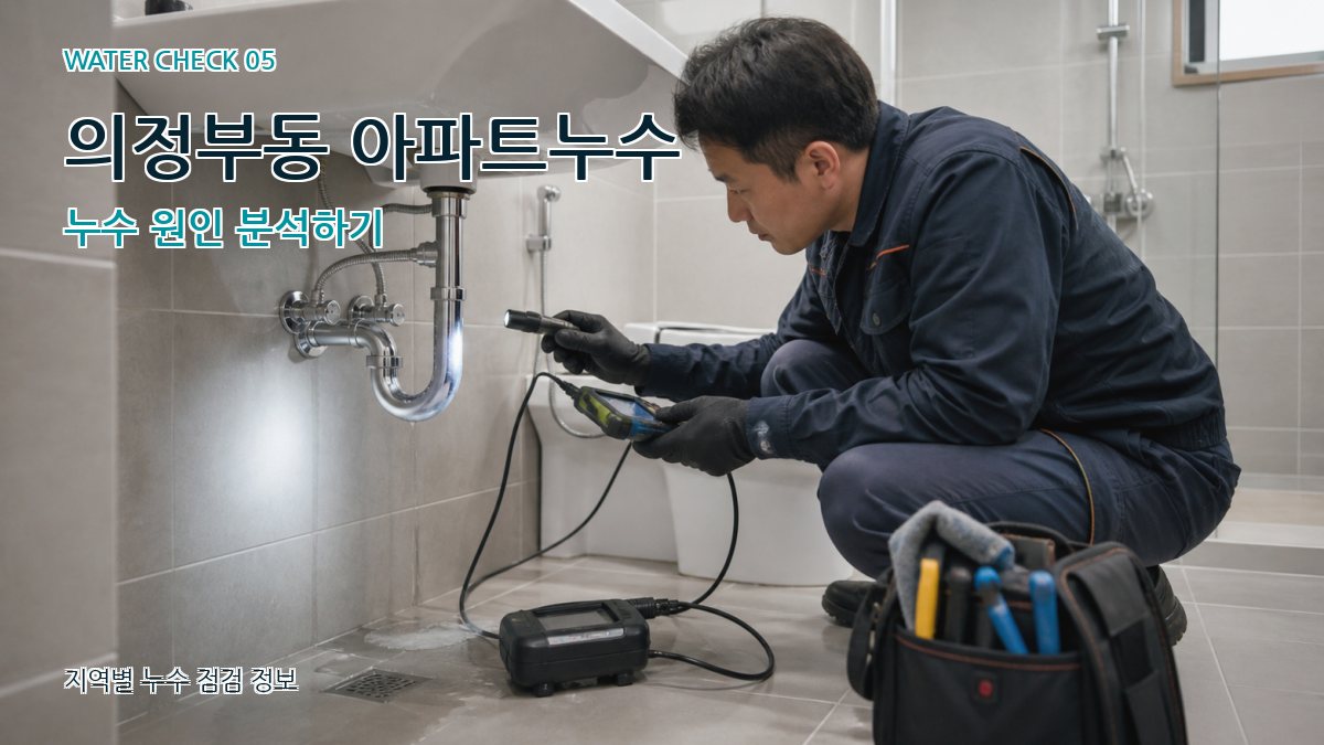 의정부동 누수공사 누수탐지 이미지
