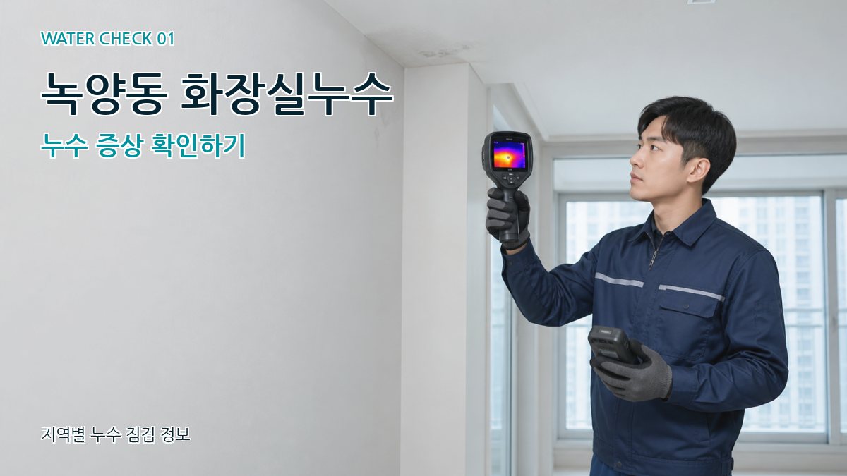 녹양동 아파트누수 누수탐지 이미지