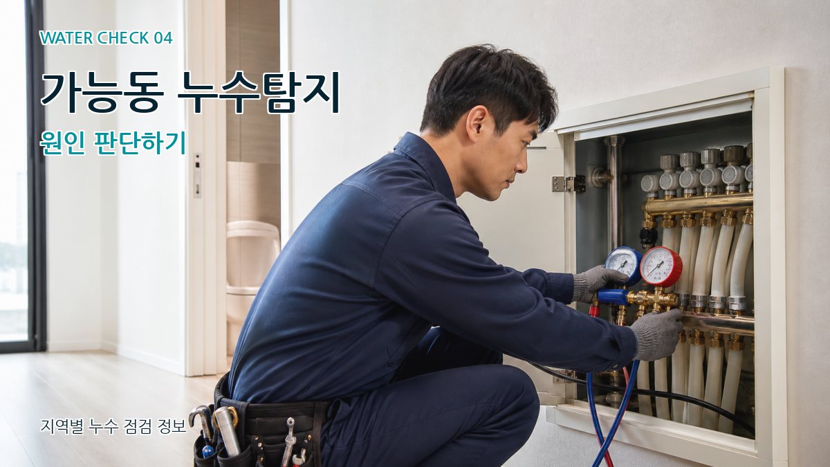 가능동 누수탐지 누수탐지 이미지