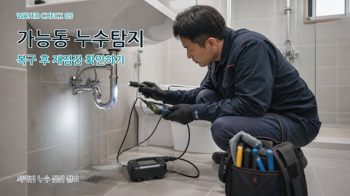 가능동 누수공사 누수탐지 이미지