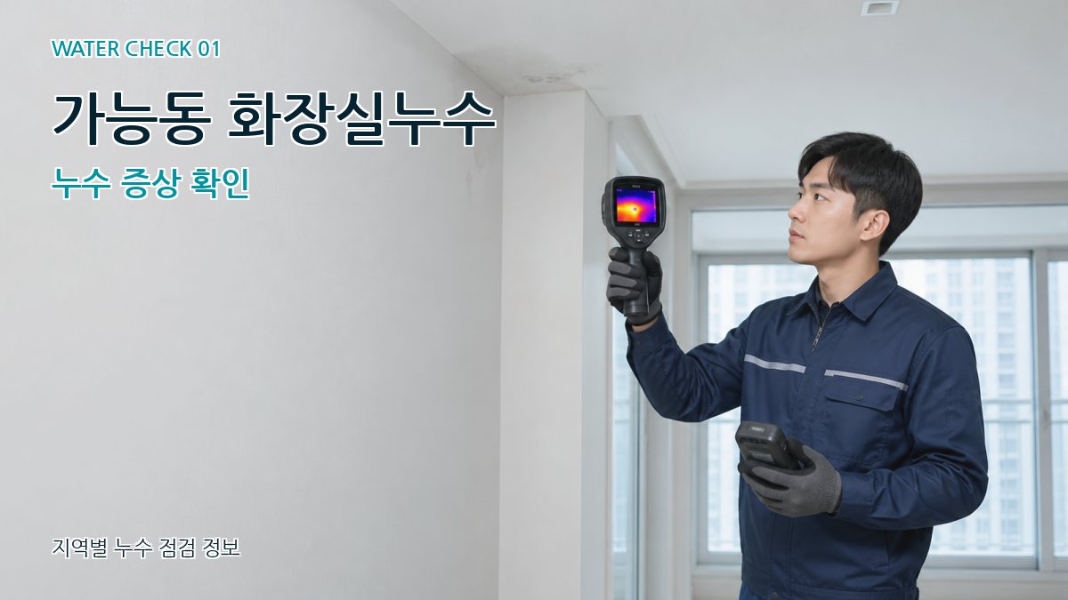 가능동 아파트누수 누수탐지 이미지