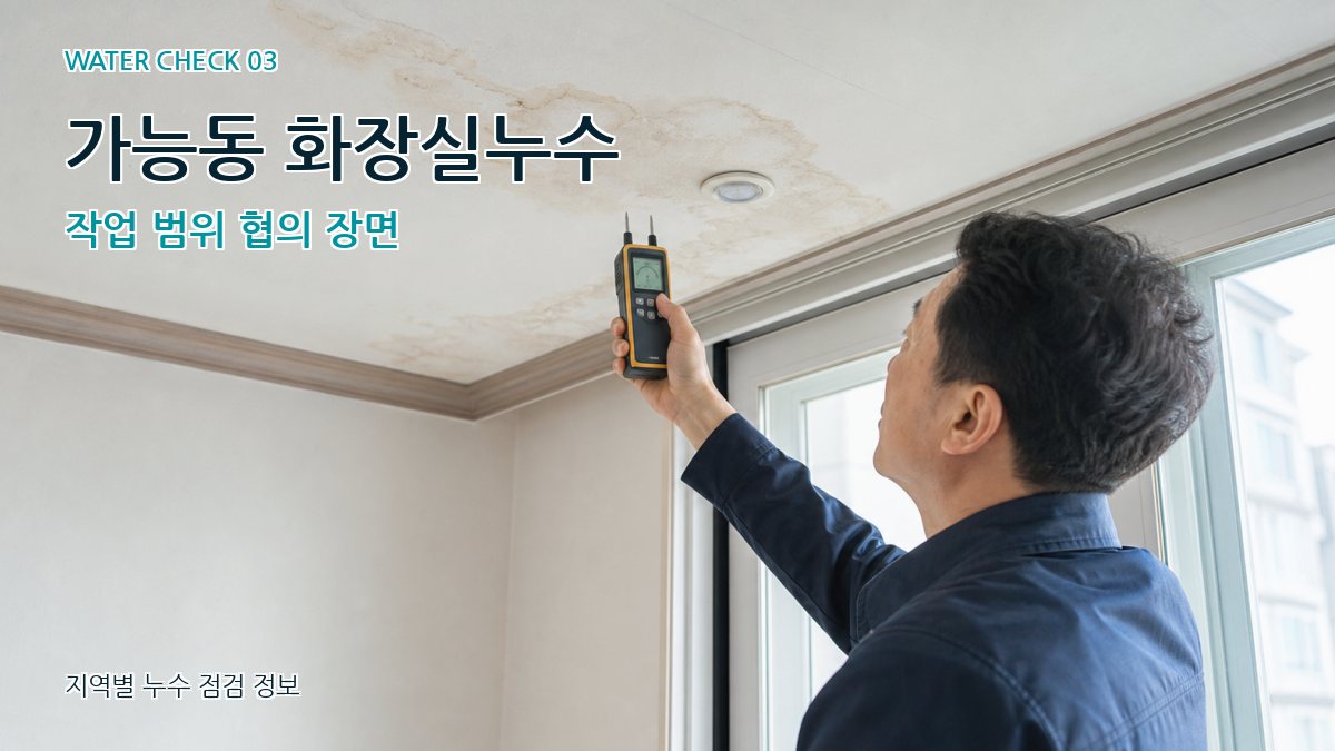 가능동 천장누수 누수탐지 이미지
