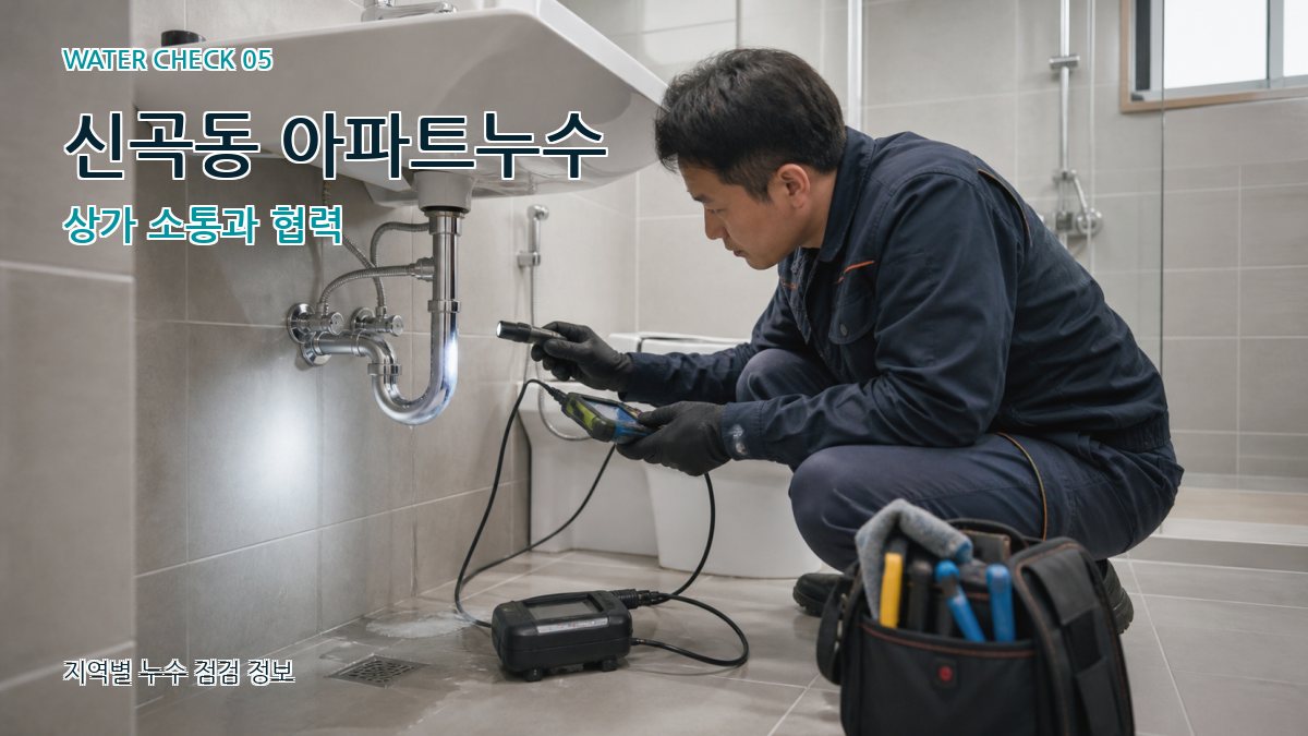 신곡동 누수공사 누수탐지 이미지