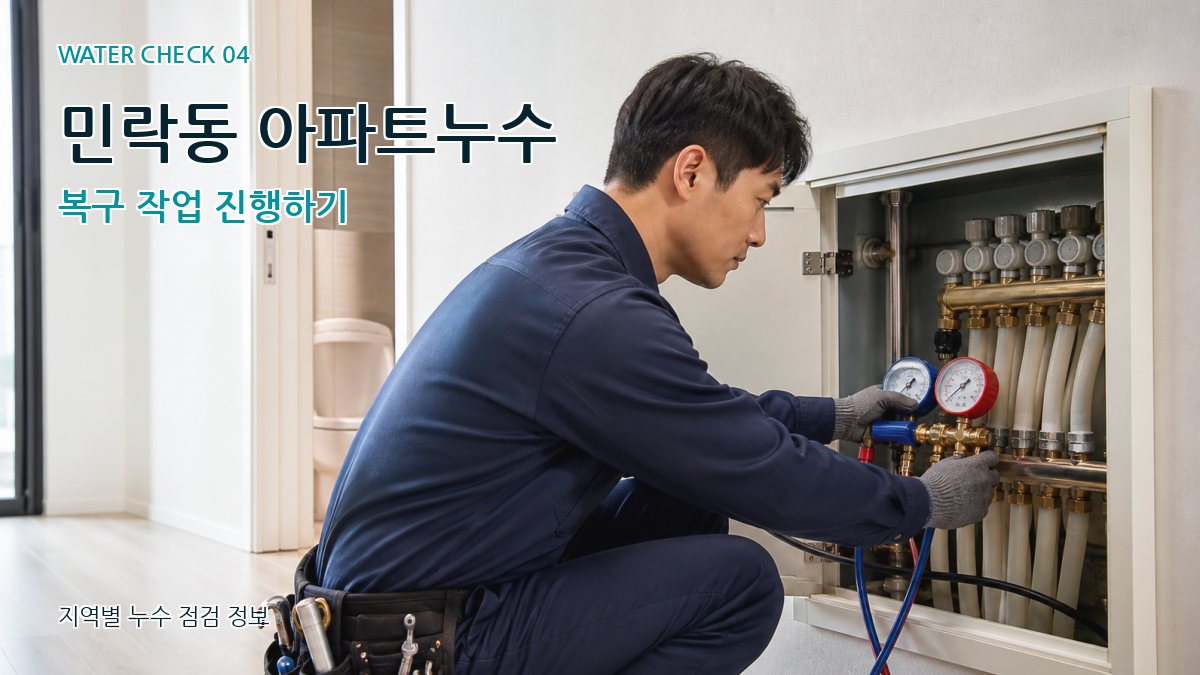 민락동 누수탐지 누수탐지 이미지
