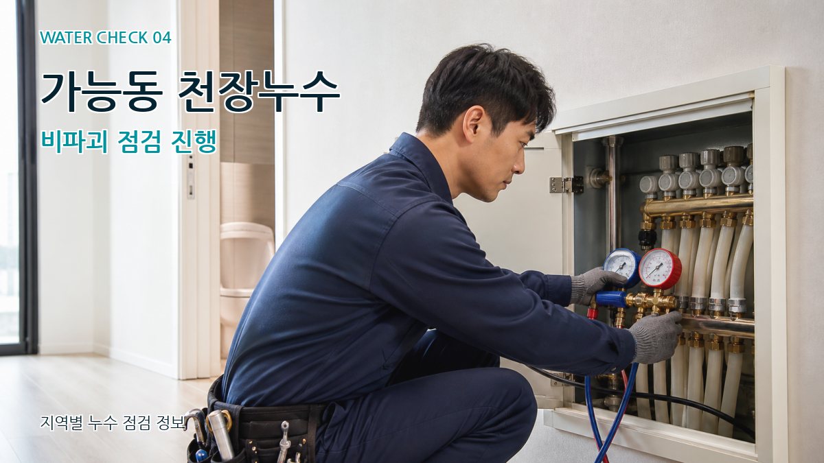 가능동 누수탐지 누수탐지 이미지