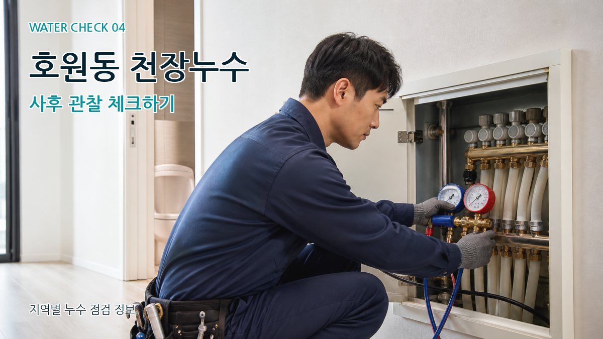 호원동 누수탐지 누수탐지 이미지