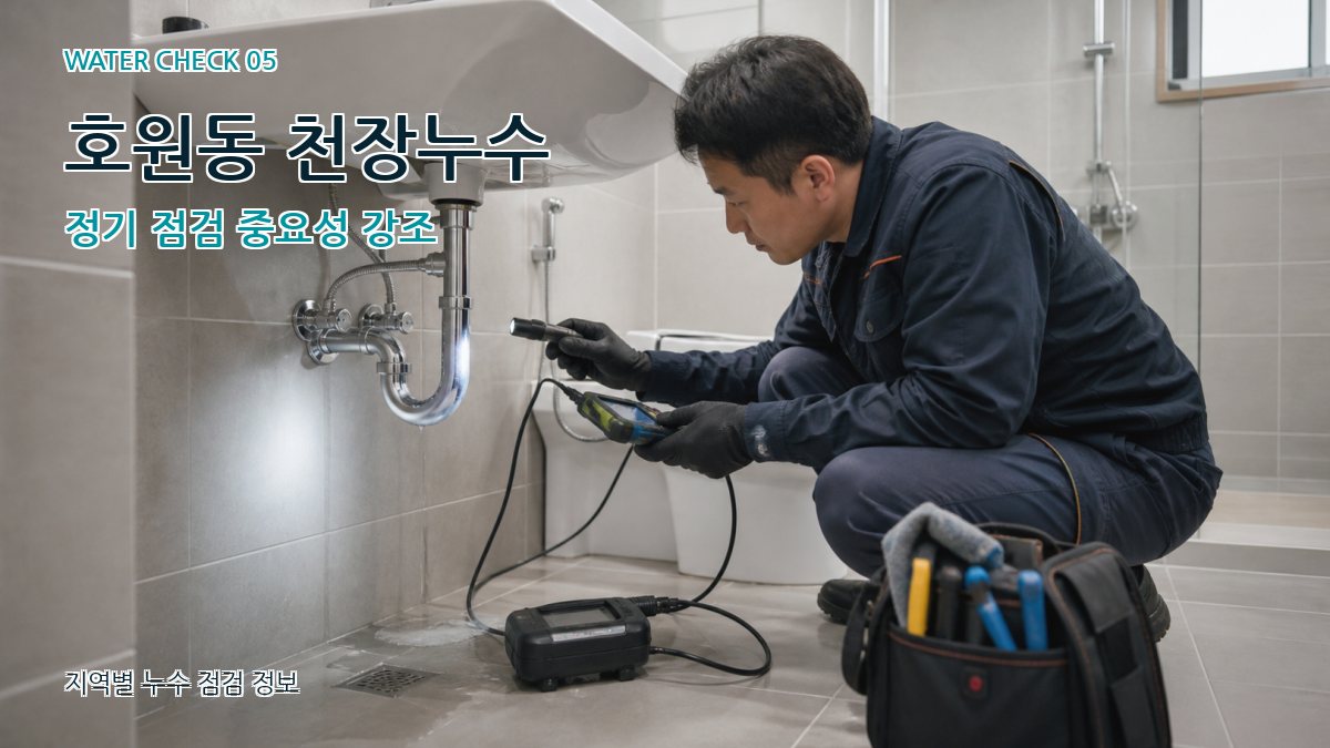 호원동 누수공사 누수탐지 이미지